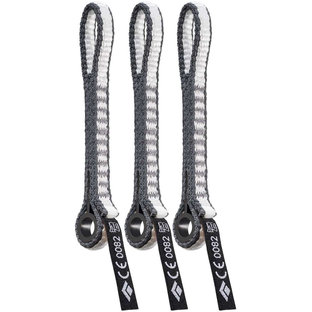 Trije 10mm Dynex Dogbone paketi za avanture: lahki, močni, nepogrešljivi na vsaki poti v Sloveniji.